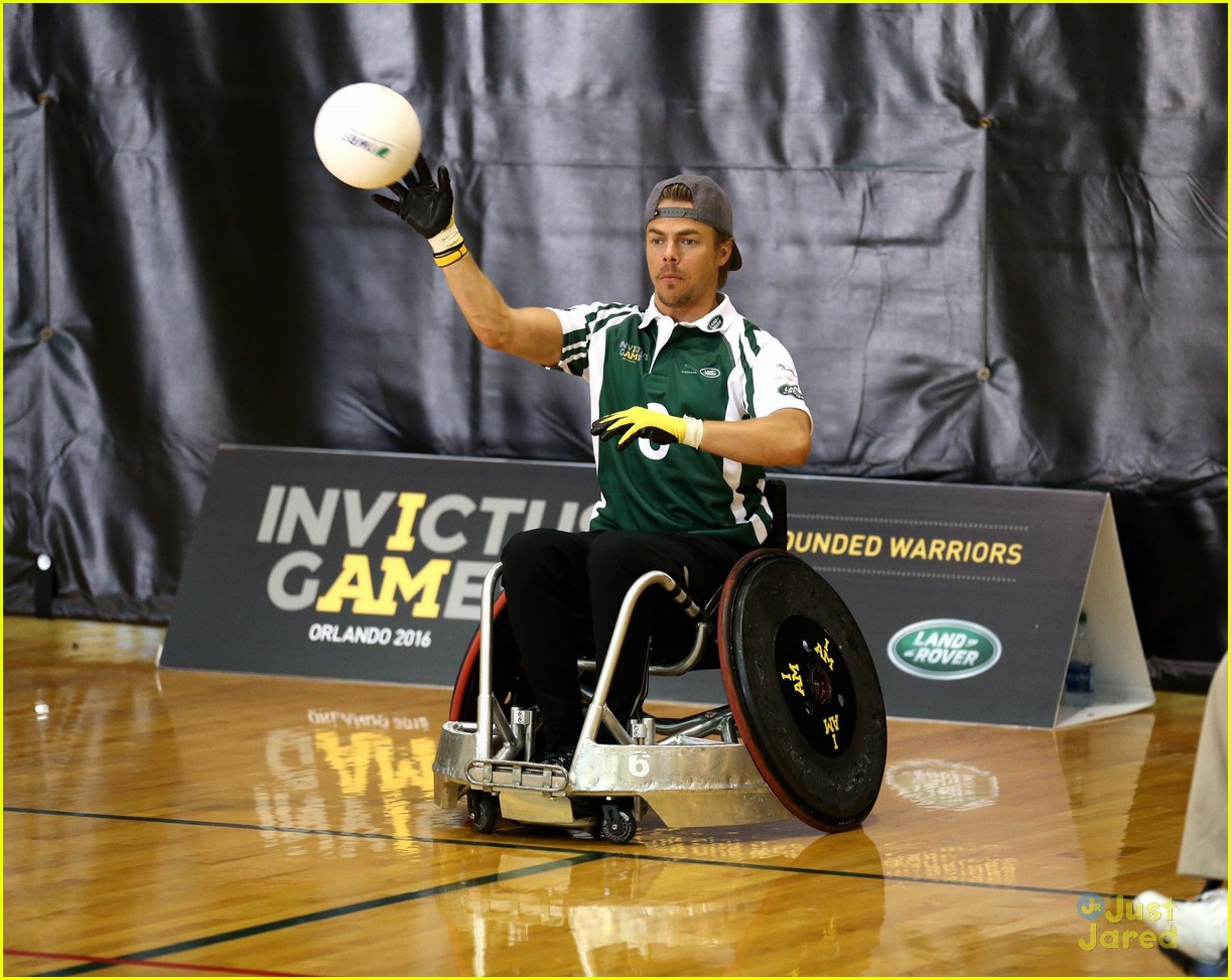 shawn johnson derek hough wheelchair rugby invictus games celeb match 12