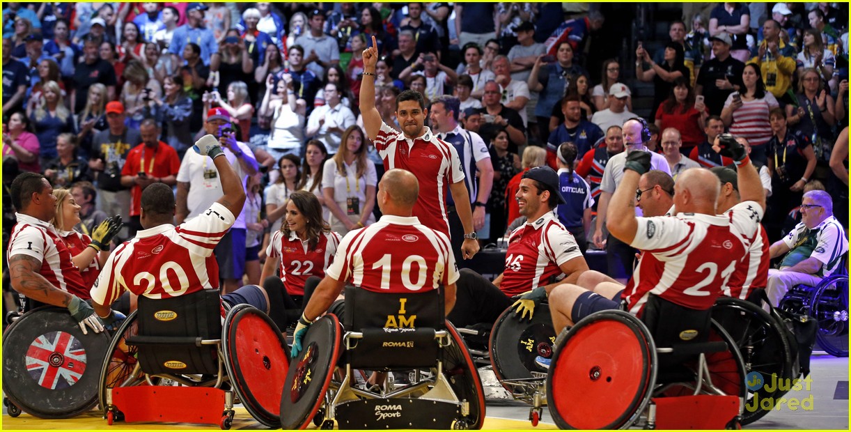 shawn johnson derek hough wheelchair rugby invictus games celeb match 19