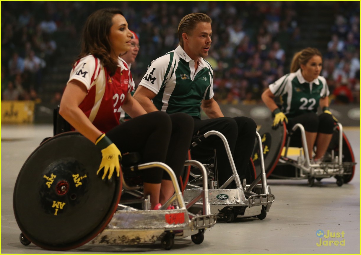shawn johnson derek hough wheelchair rugby invictus games celeb match 33