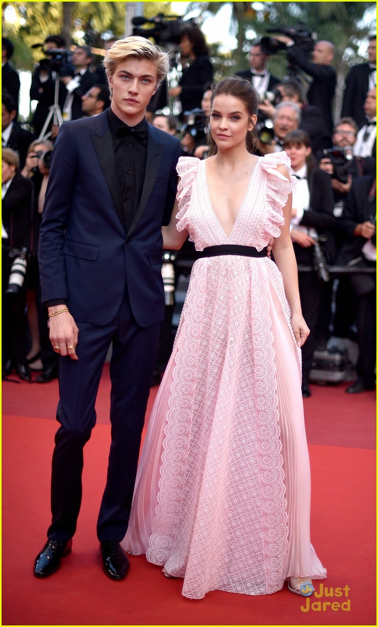 barbara palvin lucky blue smith loving cannes premiere loreal event 24
