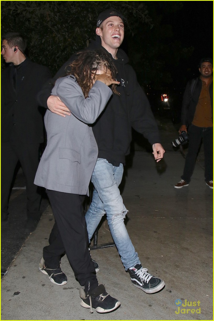 moises arias harry hudson go clubbing together 09