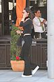 bella hadid lunch with dad mohamed fathers day 10