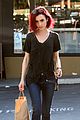 lily collins debuts new bright red hair 07