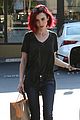 lily collins debuts new bright red hair 09