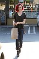 lily collins debuts new bright red hair 12