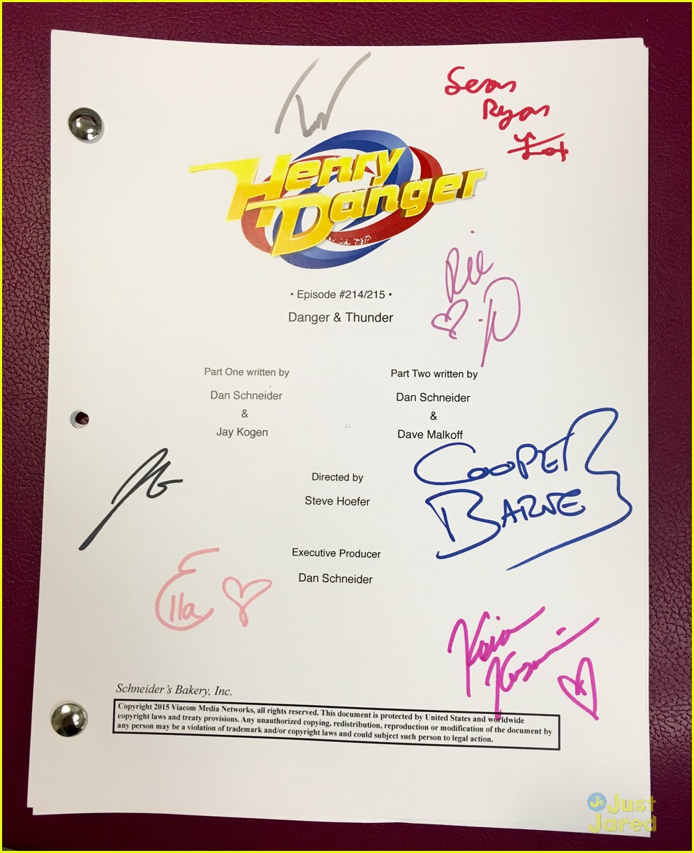 Danger & Thunder' Crossover Airs This Weekend – Win The Signed Script Here!, Contests, Henry Danger, Television, The Thundermans
