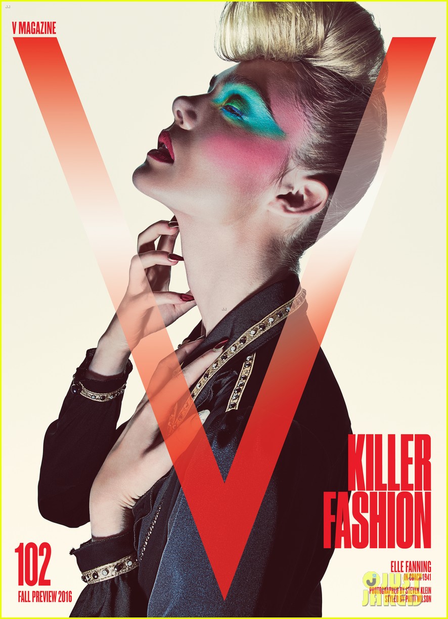 elle fanning covers v magazine pre fall issue 03