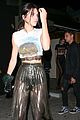 gigi hadid kendall jenner match in rock band crop tops 07