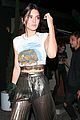 gigi hadid kendall jenner match in rock band crop tops 13