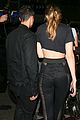 gigi hadid kendall jenner match in rock band crop tops 15