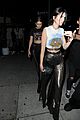 gigi hadid kendall jenner match in rock band crop tops 18