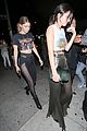 gigi hadid kendall jenner match in rock band crop tops 23