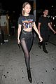 gigi hadid kendall jenner match in rock band crop tops 26