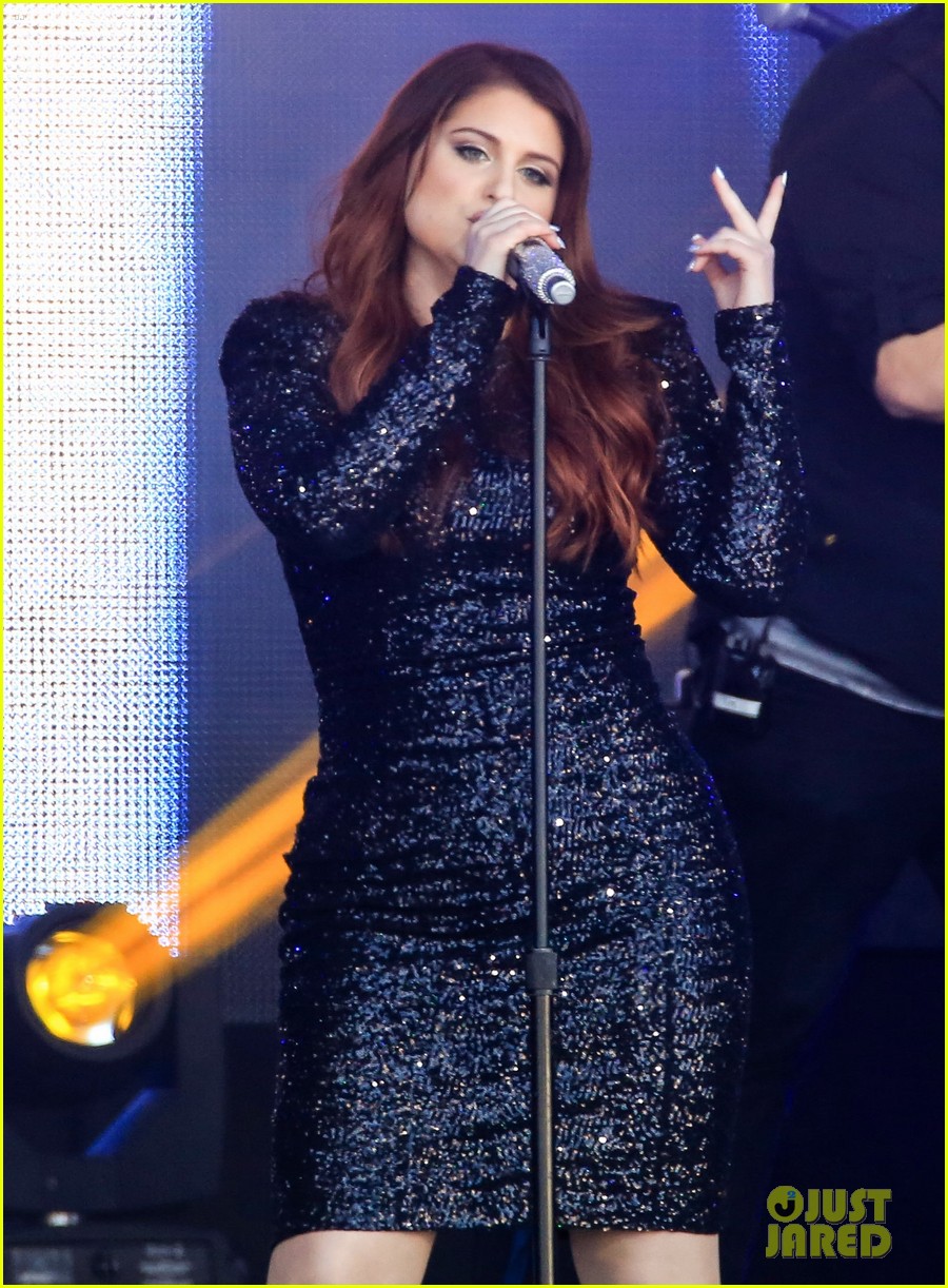 meghan trainor performs jimmy kimmel live pics blessed ig 05