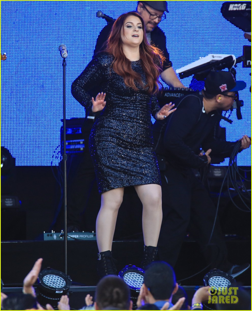 meghan trainor performs jimmy kimmel live pics blessed ig 25