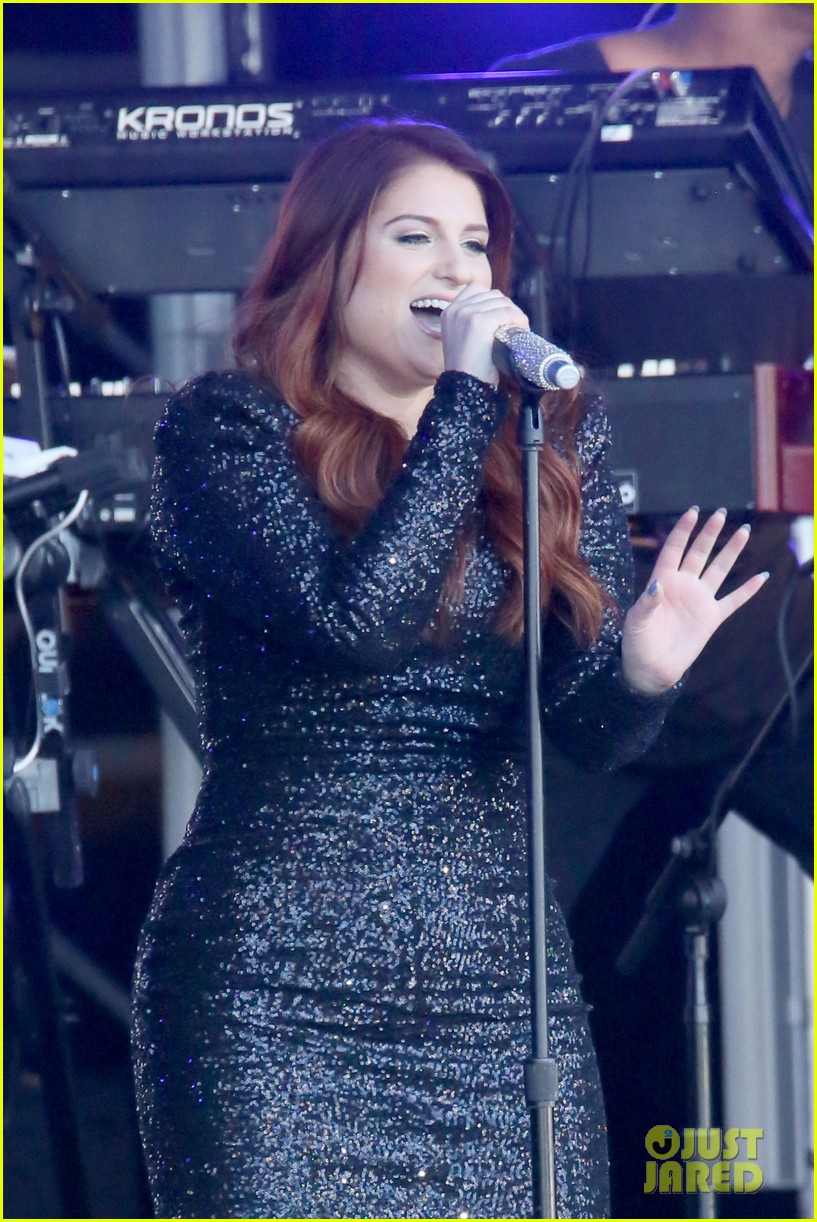 meghan trainor performs jimmy kimmel live pics blessed ig 33