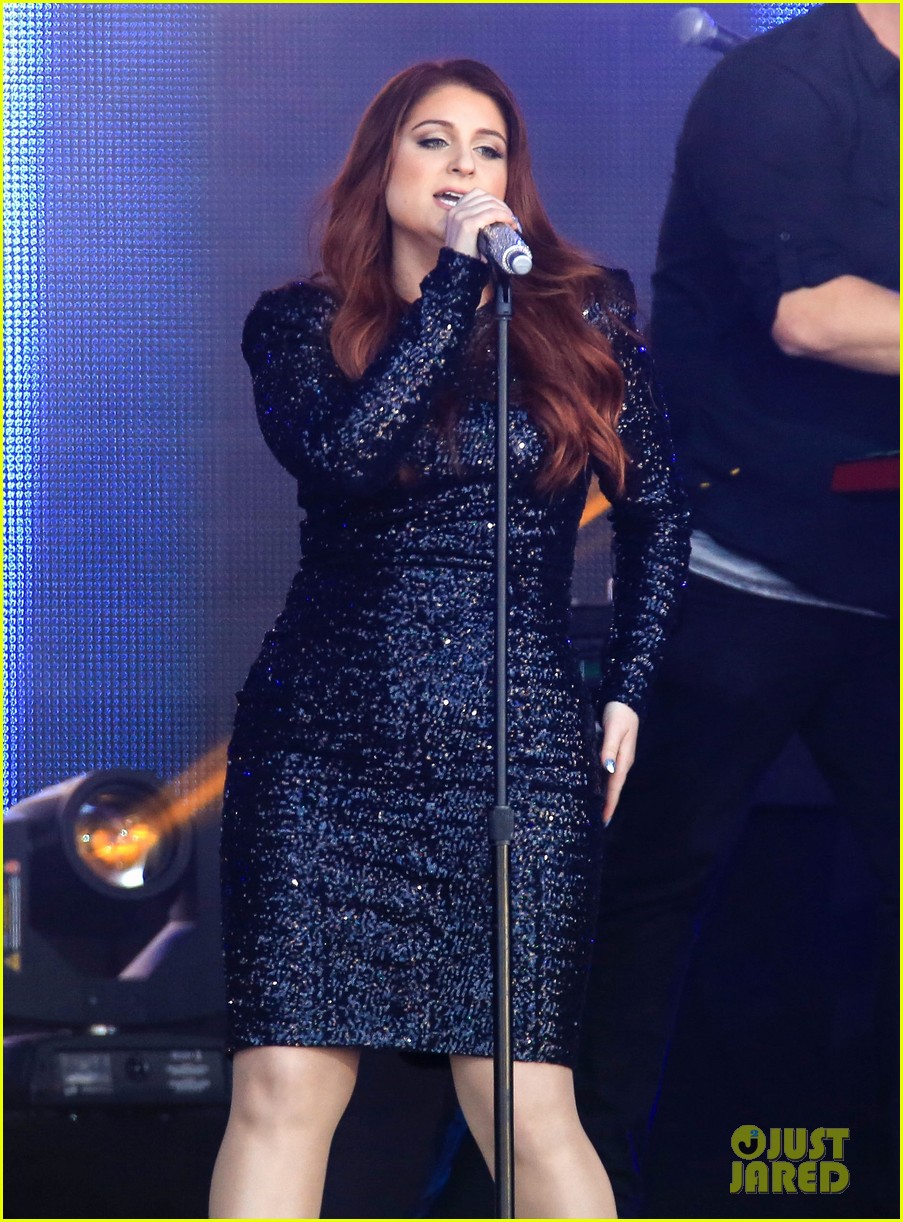 meghan trainor performs jimmy kimmel live pics blessed ig 35