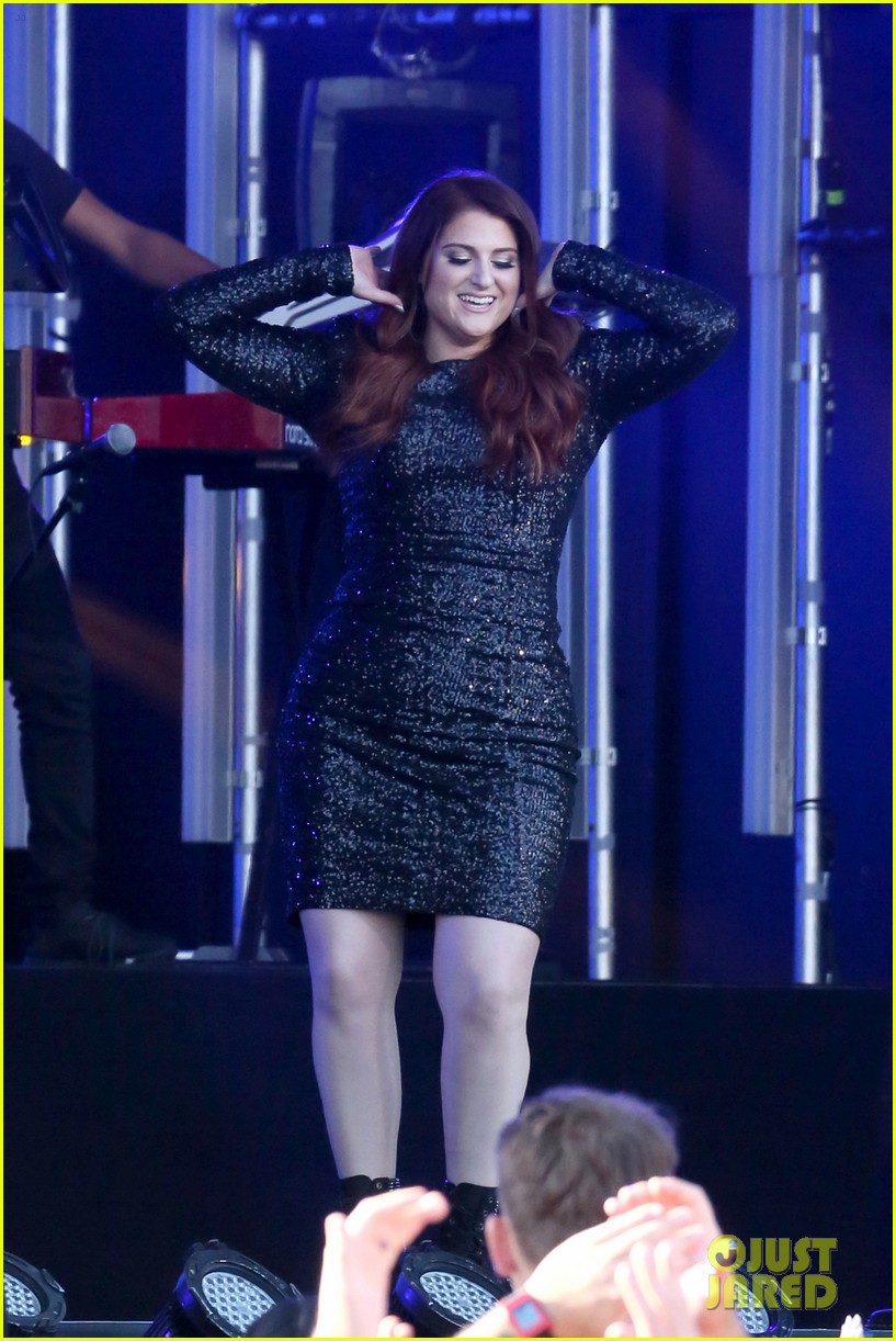 meghan trainor performs jimmy kimmel live pics blessed ig 40
