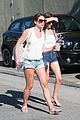 lea michele enjoys a spa night with her gal pals 17