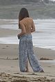 lea michele goes topless for photo shoot on the beach 05