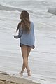 lea michele goes topless for photo shoot on the beach 23