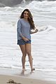 lea michele goes topless for photo shoot on the beach 26