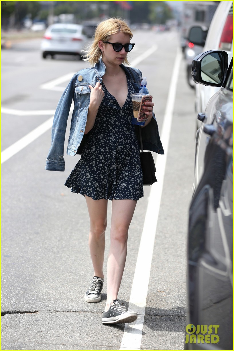 emma roberts steps out with a mystery man in west hollywood 08