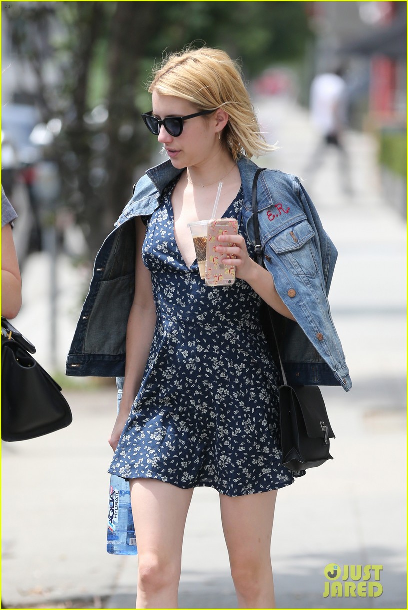 emma roberts steps out with a mystery man in west hollywood 10