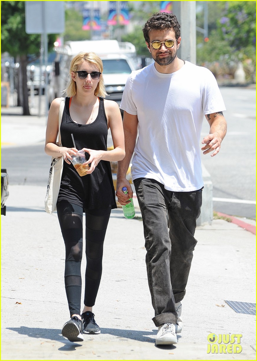 emma roberts steps out with a mystery man in west hollywood 30