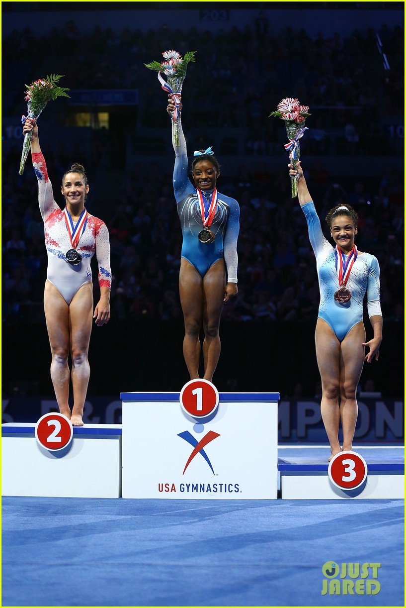 simone biles breaks record 2016 gymnastics championships 31