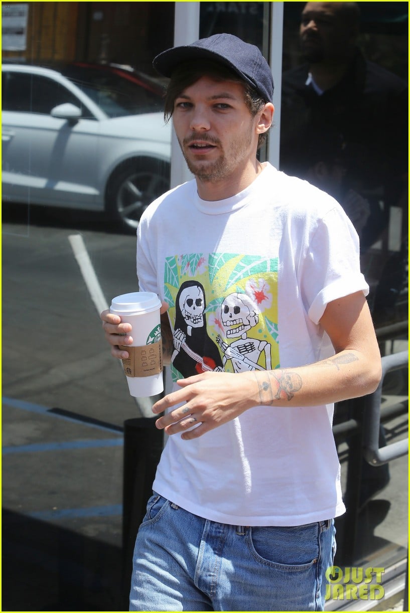 louis tomlinson goes barefoot at starbucks danielle campbell celebrated dcoms 02