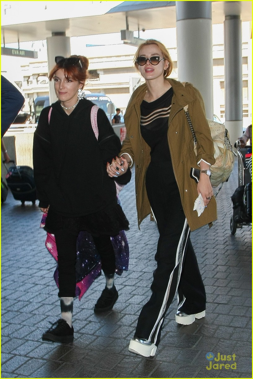 bella thorne jets out work with gregg sulkin 02