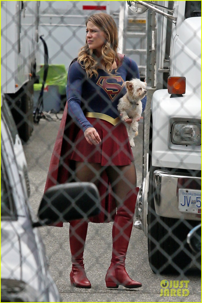 melissa benoist suits up for supergirl season 200809