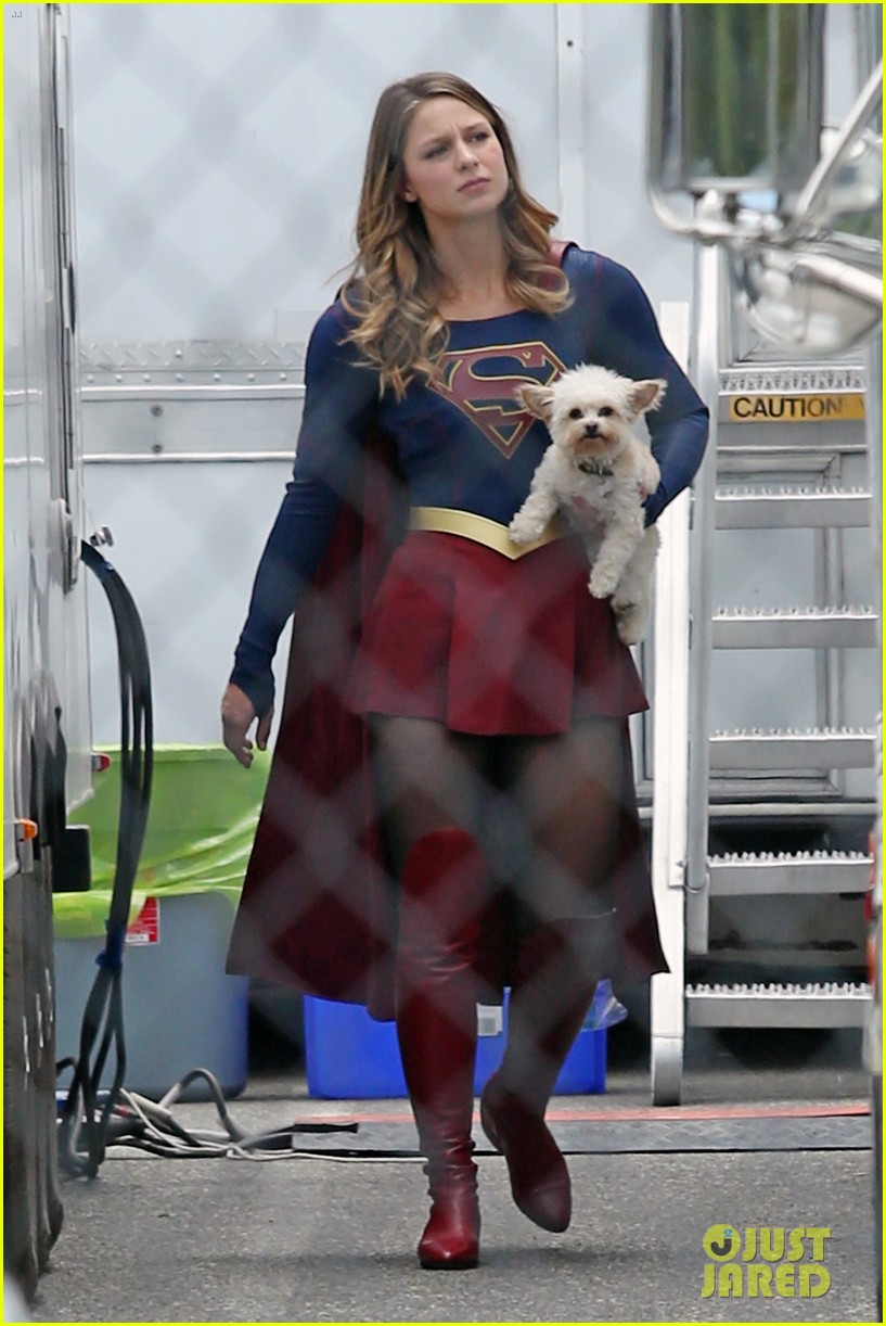 melissa benoist suits up for supergirl season 201212