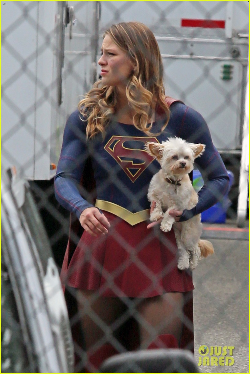 melissa benoist suits up for supergirl season 2202