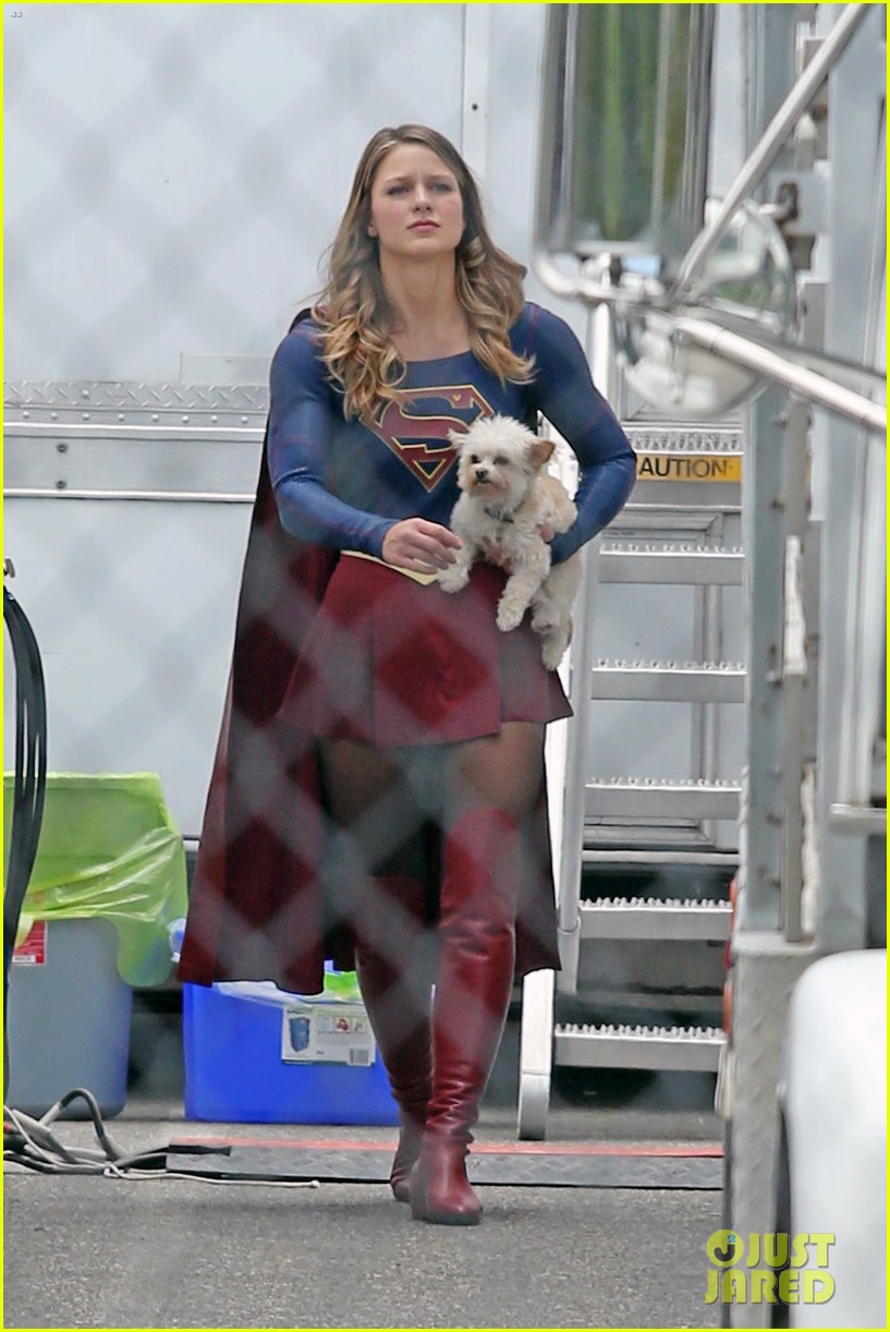 melissa benoist suits up for supergirl season 2505