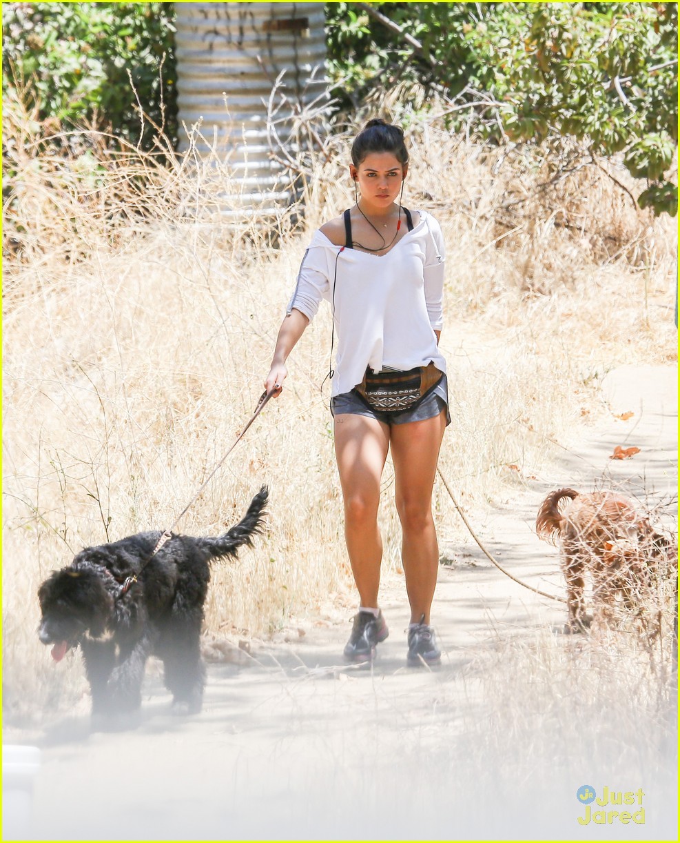 danielle campbell hike with her dogs 19
