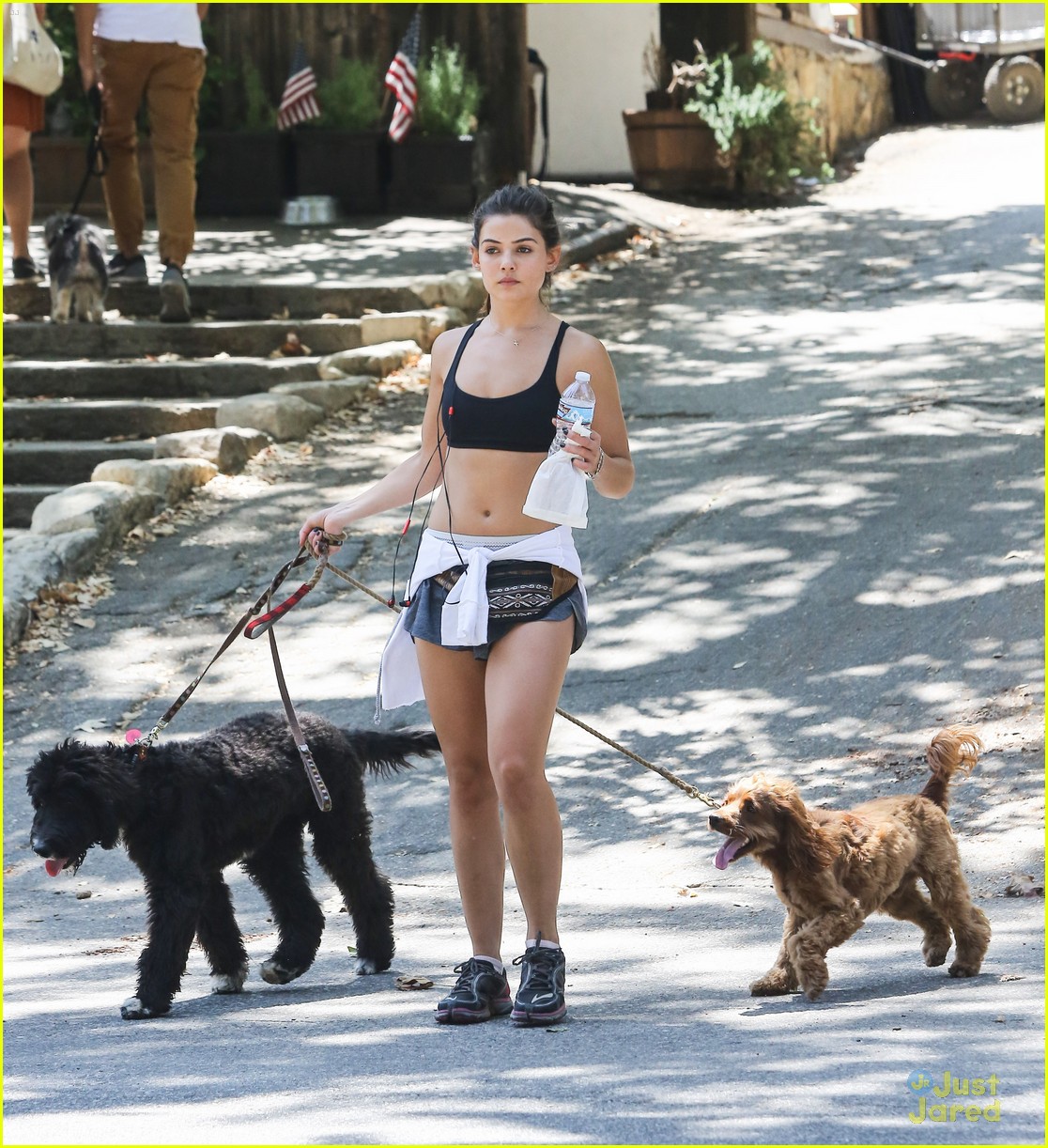 danielle campbell hike with her dogs 46