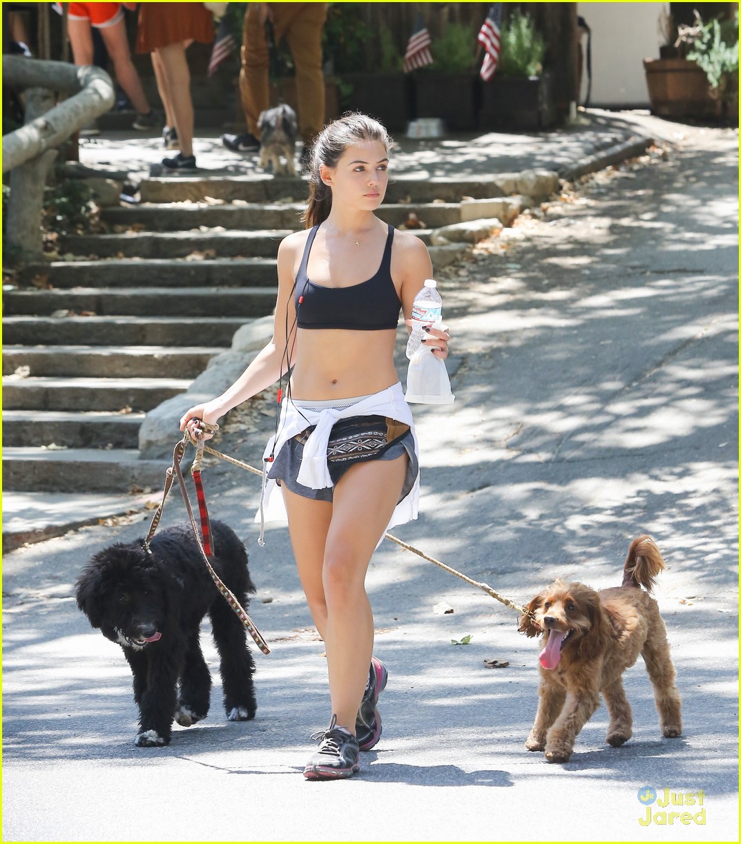 danielle campbell hike with her dogs 48