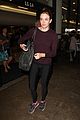 danielle panabaker hides engagement ring lax airport 10