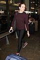 danielle panabaker hides engagement ring lax airport 11