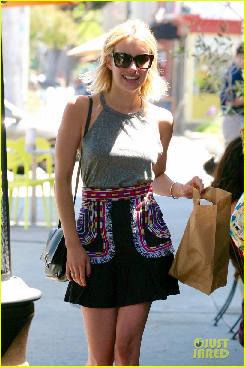 emma roberts lunch take away nerve chat 06