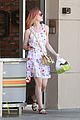 elle fanning debuts new pink hair color 10