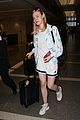 elle fanning debuts new pink hair color 13