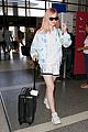 elle fanning debuts new pink hair color 17