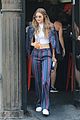 gigi hadid steps out colorful outfit nyc 02