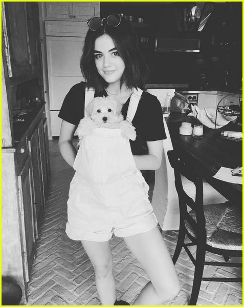 lucy hale takes photo with her sons 02