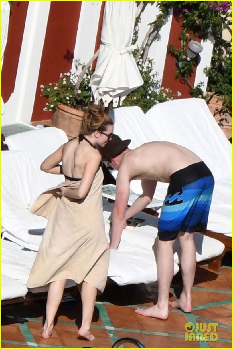 nicholas hoult shirtless by the pool 48