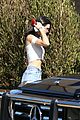 kendall jenner heads to the beach for lunch 16