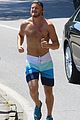alexander ludwig goes shirtless while working out in italy 01